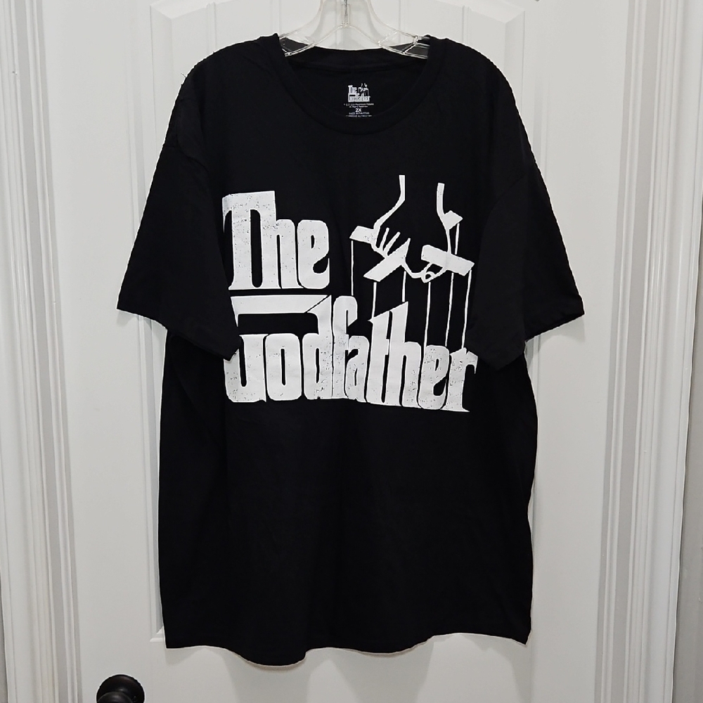 Black 'The Godfather' Graphic T-Shirt